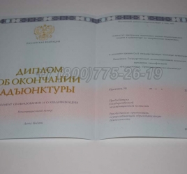 Диплом Адъюнктуры 2014г в Красноярске