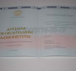 Диплом Адъюнктуры 2023г в Красноярске